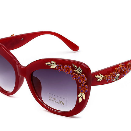 Women's Floral Frame Exquisite Fashion Sunglasses