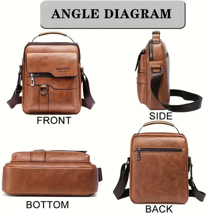 Unisex Retro Crossbody Shoulder Bag