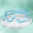 Transparent Blue Plain Bag