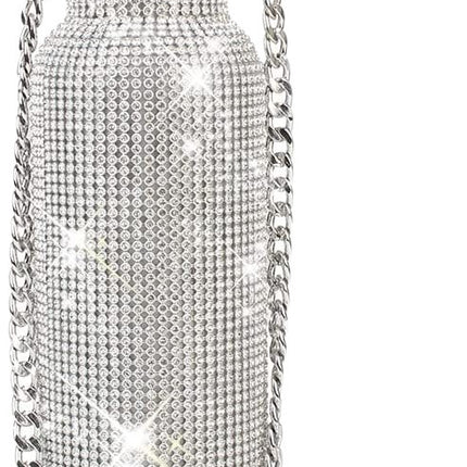 Diamond Insulated Cup With Chain