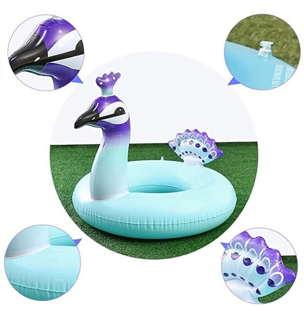Adult Inflatable Swimming Ring with Dual Sizes