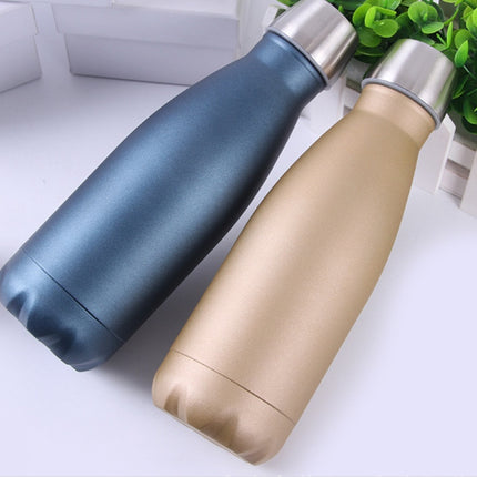 350ml Insulated Vacuum Water Bottle Portable Double Wall Stainless Steel Thermos Cola Bottle Coffee Cup For Travel Outdoor Sport