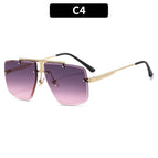 Gold frame grey powder