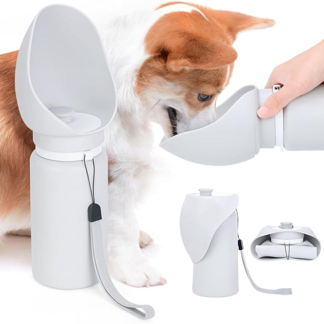 Dog Water Bottle Leak Proof Portable Travel Pet Water Bottle Foldable Lightweight Dog Water Dispenser Drinking Bowl For Dogs Puppy Pets On The Go For Outdoor