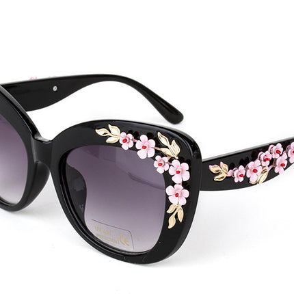Women's Floral Frame Exquisite Fashion Sunglasses
