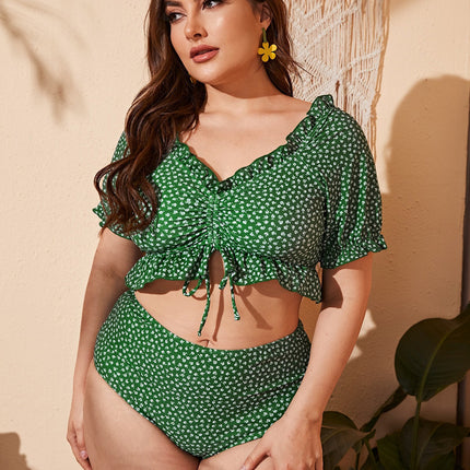Women's Plus Size Split Bikini