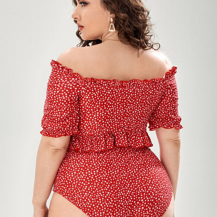 Women's Plus Size Split Bikini