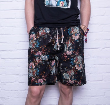 Stylish Men's Linen Beach Shorts
