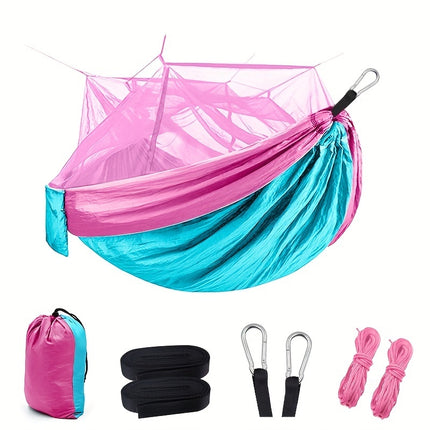 Portable Double Hammock with Mosquito Net