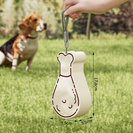 2-in-1 Portable Pet Water Feeder & Food Container