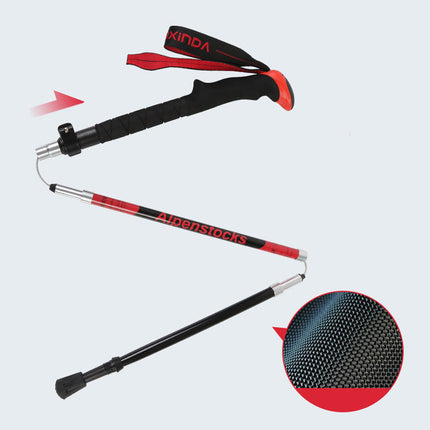 Ultralight Carbon Trekking Poles for Hiking