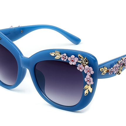 Women's Floral Frame Exquisite Fashion Sunglasses