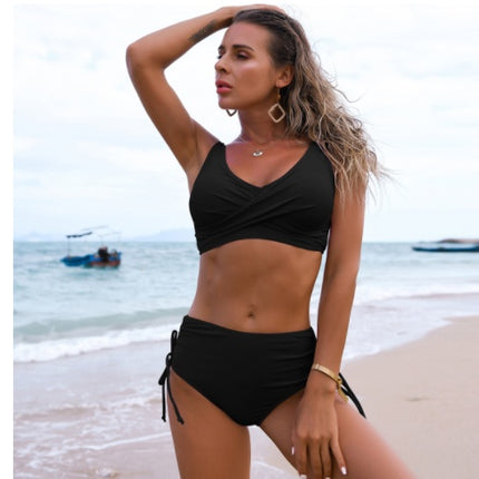 High Waist Twist Bikini Swimsuit for Women