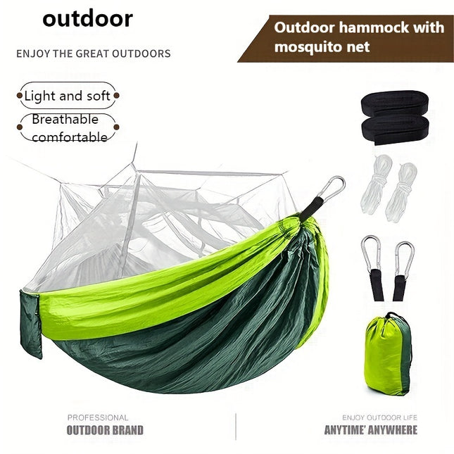 Portable Double Hammock with Mosquito Net
