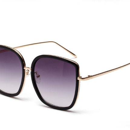 Women's Vintage Transparent Frame Sunglasses