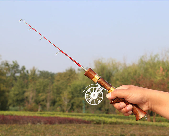 Ice Fishing Pole - Portable Outdoor Fishing Rod