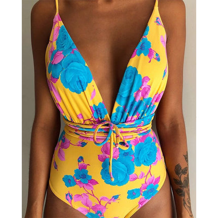 Women's One-Piece Monokini Beach Swimsuit