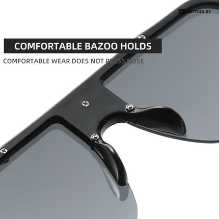 Trendy European-Style Gradient Lens Sunglasses