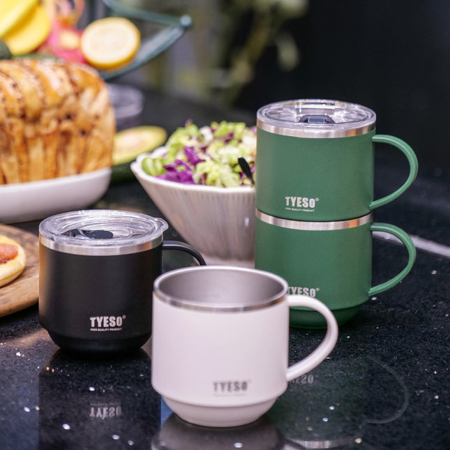 Stainless Steel Insulated Cup With Handle For Men And Women
