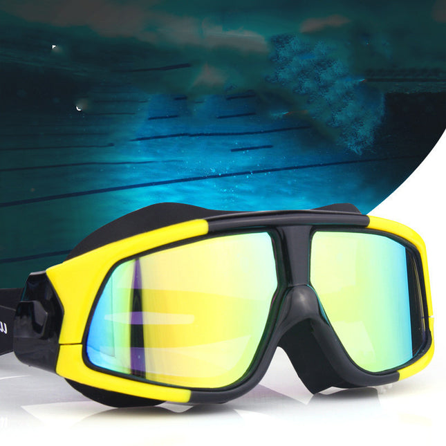 Electroplated Anti-Fog Myopia Swimming Goggles