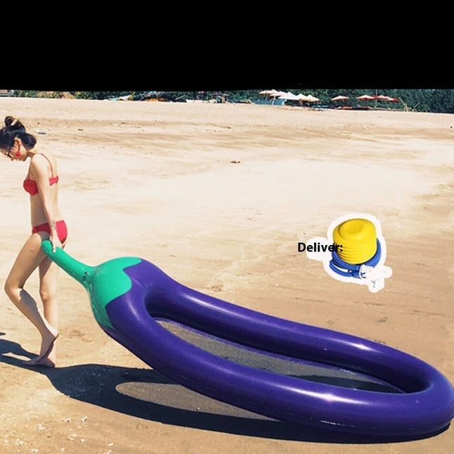 Fashionable Brinjal Swimming Ring Float