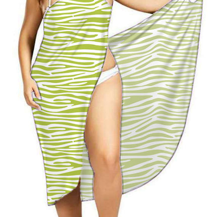 Printed Sexy Beach Dress Swimsuit Strap Dress For Women
