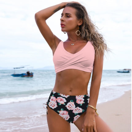High Waist Twist Bikini Swimsuit for Women