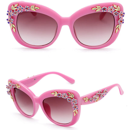 Women's Floral Frame Exquisite Fashion Sunglasses