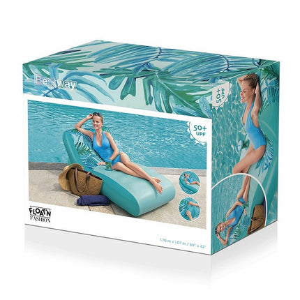 Inflatable Backrest Recliner Water Float Bed