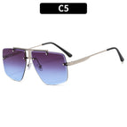 Gold frame grey blue
