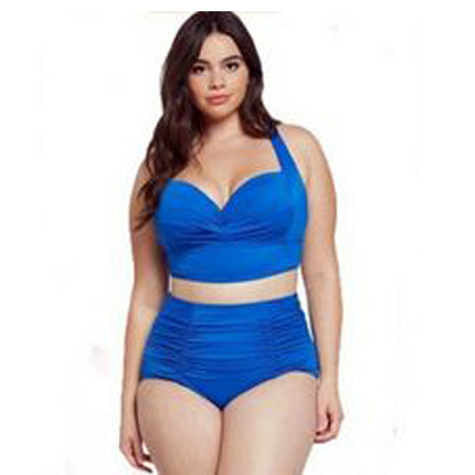 Retro high waist ladies swimsuit bikini