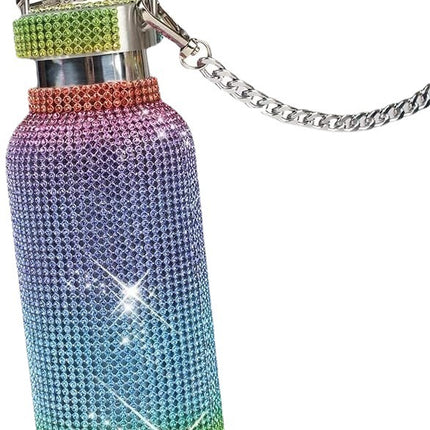 Diamond Insulated Cup With Chain