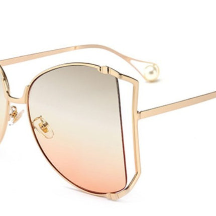 Square Sunglasses Women Metal Frame Fashion
