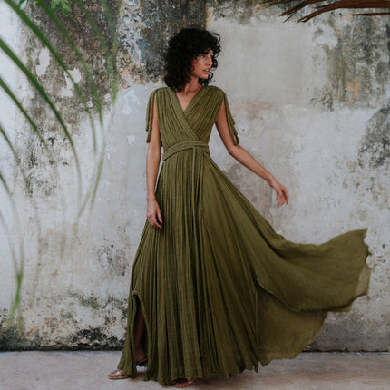 Women's Halter Rope Strap Beach Dress