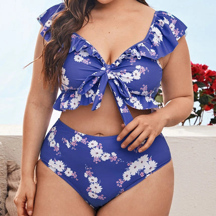 Women's Plus Size Split Bikini