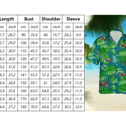 Slim Fit Casual Beach Shirt for Men