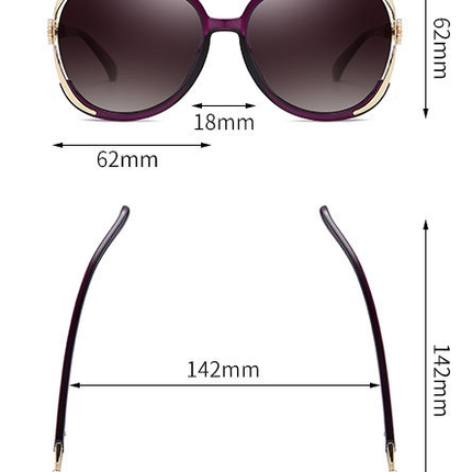 Women's Stylish Polarized Gradient Sunglasses
