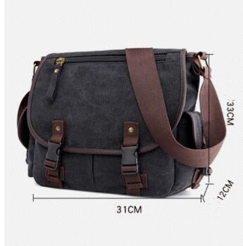 Men's Retro Canvas Messenger Shoulder Bag