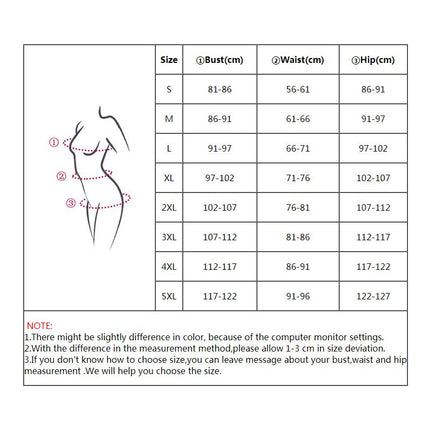 Plus Size Slimming One-Piece Swimsuit for Women