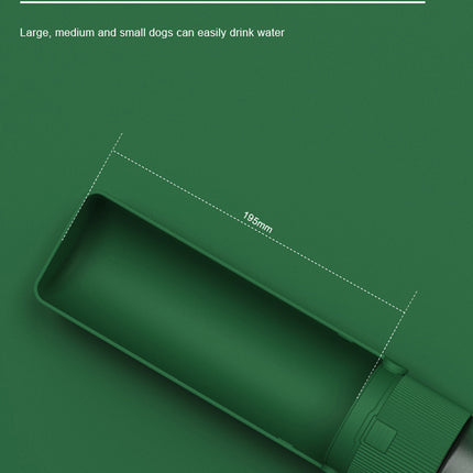 Compact Pet Water Bottle with Bowl & Food Storage