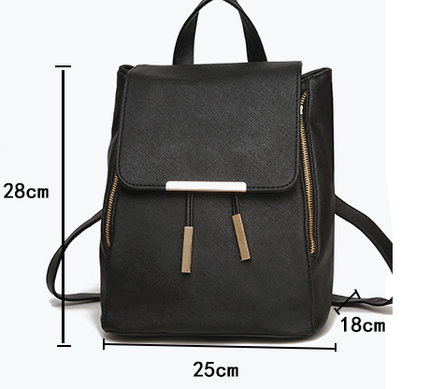 PU Leather Women's Stylish Anti-Theft Backpack