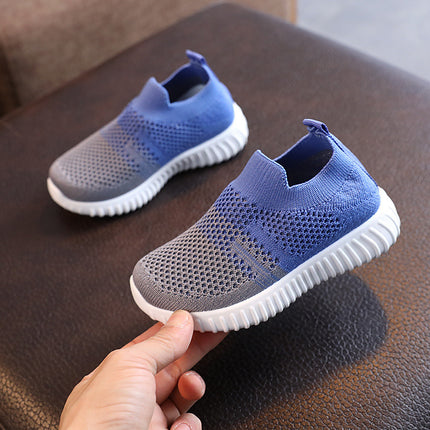 Multicolor Knitted Toddler Baby Sneakers