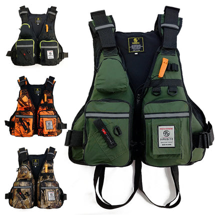 Outdoor Multifunctional Life Vest – 16-Pocket Activity Gear