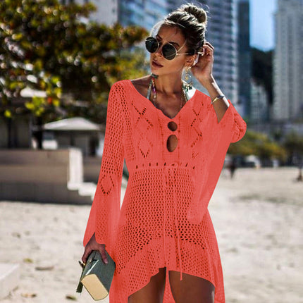 Women's Long Bikini Swimsuit Cover-Up Beach Dress
