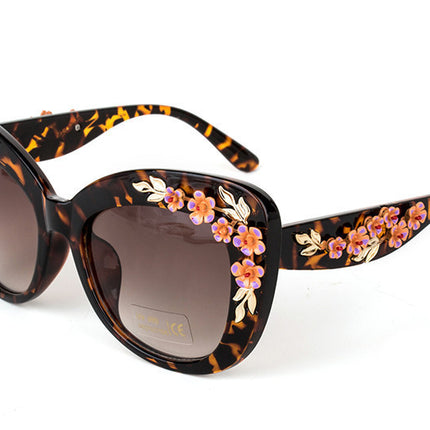 Women's Floral Frame Exquisite Fashion Sunglasses
