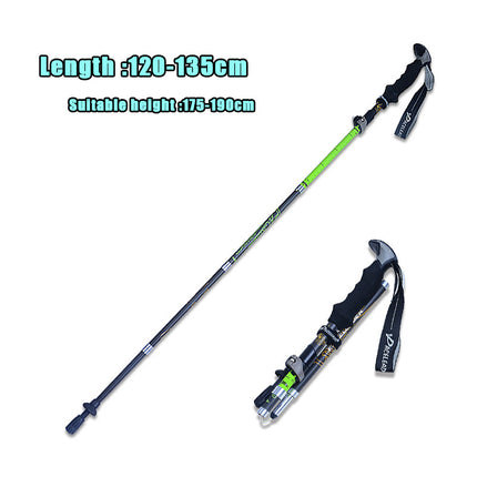 Outdoor Carbon Folding Trekking Poles