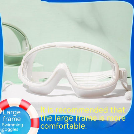 HD Large Frame Anti-Fog Swimming Goggles
