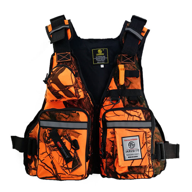 Outdoor Multifunctional Life Vest – 16-Pocket Activity Gear