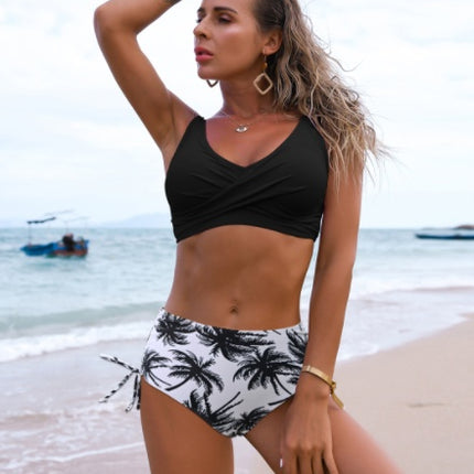 High Waist Twist Bikini Swimsuit for Women
