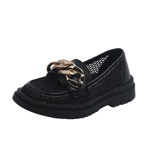 Hollow Breathable Casual Shoes Male Baby Show Shoes In Big Kids